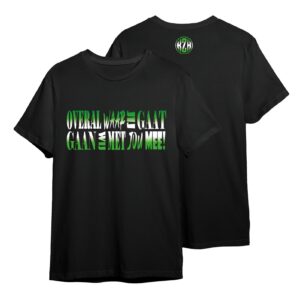 ''OVERAL WAAR JIJ GAAT'' groen-wit-groen MIX (kids - t-shirt)