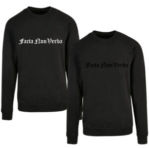 OLD ENGLISH - FACTA NON VERBA - verticaal (sweater)