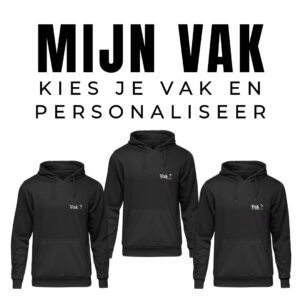 MIJN VAK! - geborduurd (hoodie)