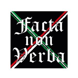 FACTA NON VERBA - kleur (vlag)